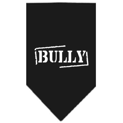 Bully Screen Print Bandana Black Small